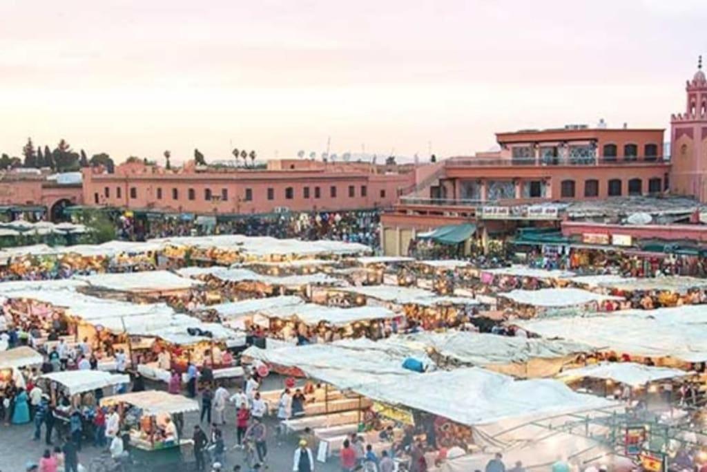 Appartement Funny House A Place Jamaa El Fna De Marrakech Marrakesh Exteriör bild