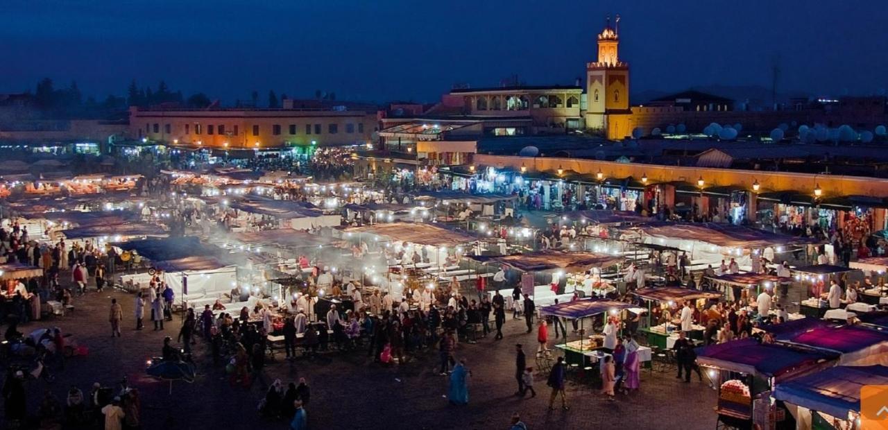 Appartement Funny House A Place Jamaa El Fna De Marrakech Marrakesh Exteriör bild